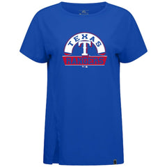 Texas Rangers Levelwear Women's Influx Banner Arch T-Shirt for sale