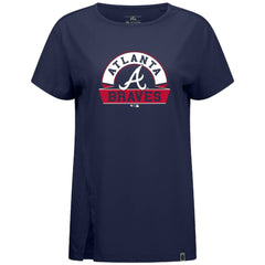 Atlanta Braves Levelwear Women's Influx Banner Arch T-Shirt for sale