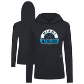 Miami Marlins Levelwear Women's Relay Banner Arch Long Sleeve T-Shirt Hoodie Sale
