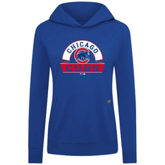Chicago Cubs Levelwear Women's Relay Banner Arch Long Sleeve T-Shirt Hoodie Sale
