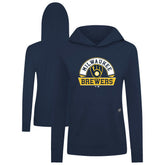 Milwaukee Brewers Levelwear Women's Relay Banner Arch Long Sleeve T-Shirt Hoodie Outlet