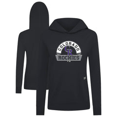 Colorado Rockies Levelwear Women's Relay Banner Arch Long Sleeve T-Shirt Hoodie for sale