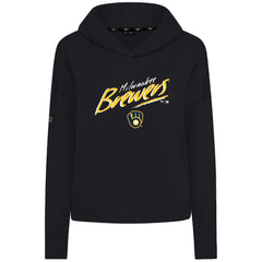Milwaukee Brewers Levelwear Women's Sweet Sizzle Tri-Blend Hoodie Online