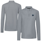 Miami Marlins Levelwear Women's Upright Insignia 2.0 Quarter-Zip Tri-Blend Top for sale