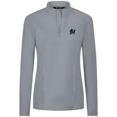 Miami Marlins Levelwear Women's Upright Insignia 2.0 Quarter-Zip Tri-Blend Top for sale