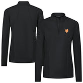 New York Mets Levelwear Women's Upright Insignia 2.0 Quarter-Zip Tri-Blend Top Near Me