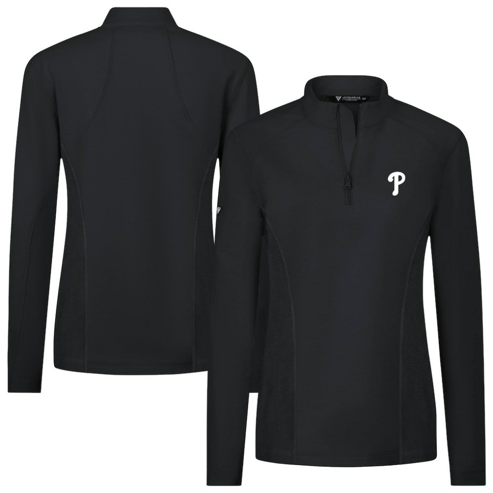 Philadelphia Phillies Levelwear Women's Upright Insignia 2.0 Quarter-Zip Tri-Blend Top Online