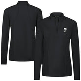 Philadelphia Phillies Levelwear Women's Upright Insignia 2.0 Quarter-Zip Tri-Blend Top Online
