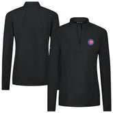 Chicago Cubs Levelwear Women's Upright Insignia 2.0 Quarter-Zip Tri-Blend Top for sale