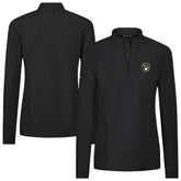 Milwaukee Brewers Levelwear Women's Upright Insignia 2.0 Quarter-Zip Tri-Blend Top for sale
