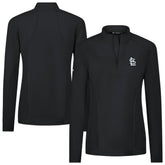 St. Louis Cardinals Levelwear Women's Upright Insignia 2.0 Quarter-Zip Tri-Blend Top Online
