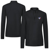Toronto Blue Jays Levelwear Women's Upright Insignia 2.0 Quarter-Zip Tri-Blend Top Online