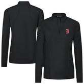 Boston Red Sox Levelwear Women's Upright Insignia 2.0 Quarter-Zip Tri-Blend Top for sale