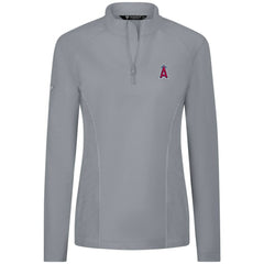 Los Angeles Angels Levelwear Women's Upright Insignia 2.0 Quarter-Zip Tri-Blend Top Online