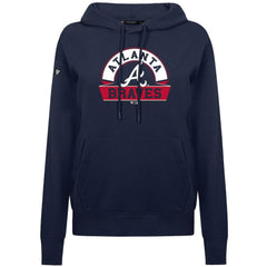 Atlanta Braves Levelwear Women's Adorn Banner Arch Hoodie Sale