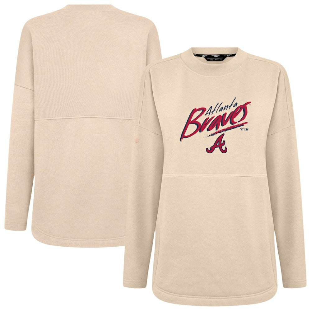 Atlanta Braves Levelwear Women's Oversized Beaudry Sizzle Top for sale