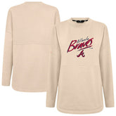 Atlanta Braves Levelwear Women's Oversized Beaudry Sizzle Top for sale