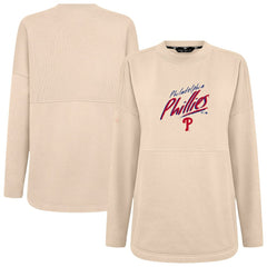 Philadelphia Phillies Levelwear Women's Oversized Beaudry Sizzle Top Sale