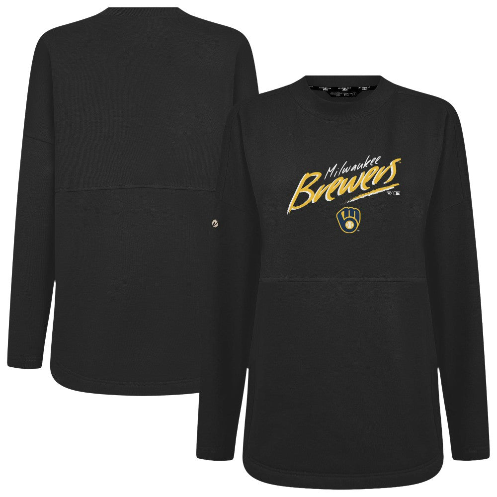 Milwaukee Brewers Levelwear Women's Oversized Beaudry Sizzle Top Near Me