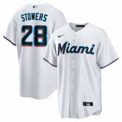 Kyle Stowers Miami Marlins Nike Youth Home Replica Jersey for sale