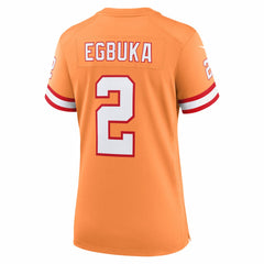 Emeka Egbuka Tampa Bay Buccaneers Women's Alternate 2 Game Jersey - Creamsicle - Nike