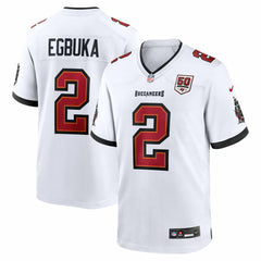 Emeka Egbuka Tampa Bay Buccaneers 50th Season Game Jersey - White - Nike