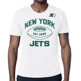 New York Jets Starter Green and White Forever T-Shirt - White - NFL