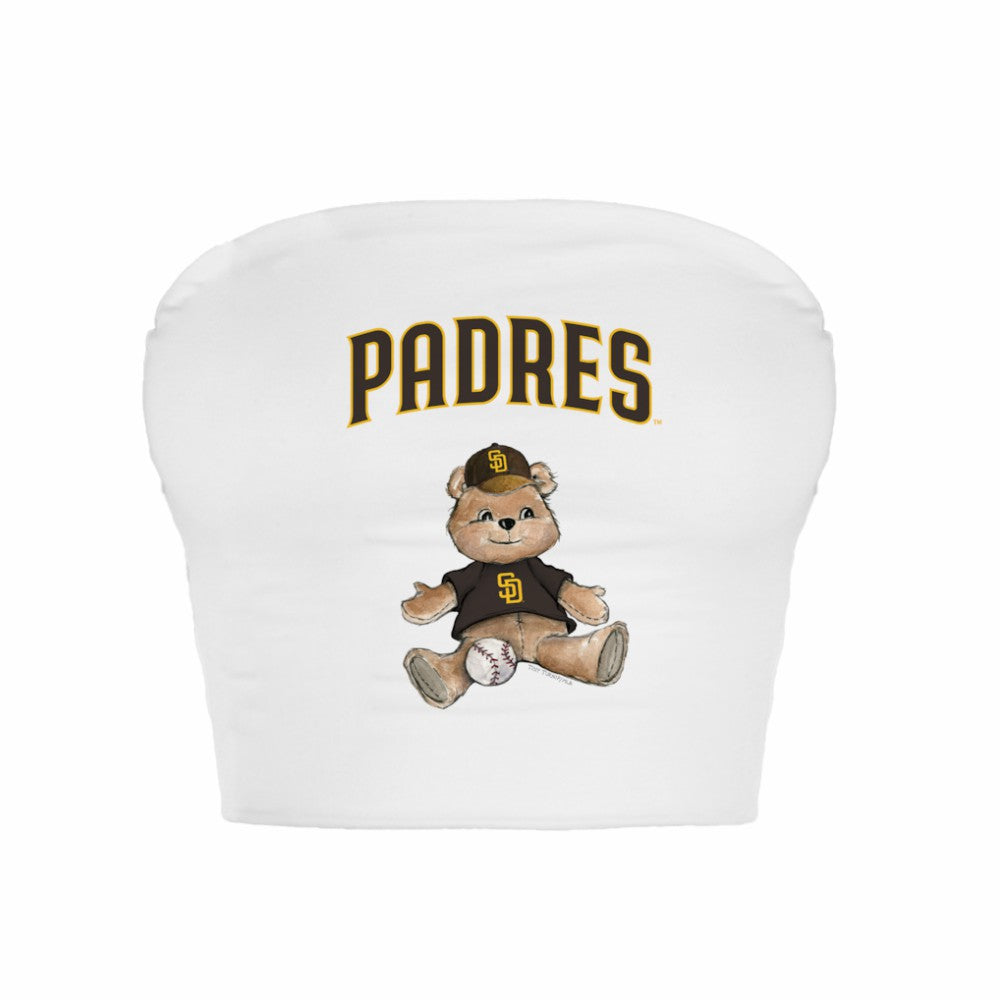 San Diego Padres Tiny Turnip Women's Teddy Bear Crop Tube Top for sale