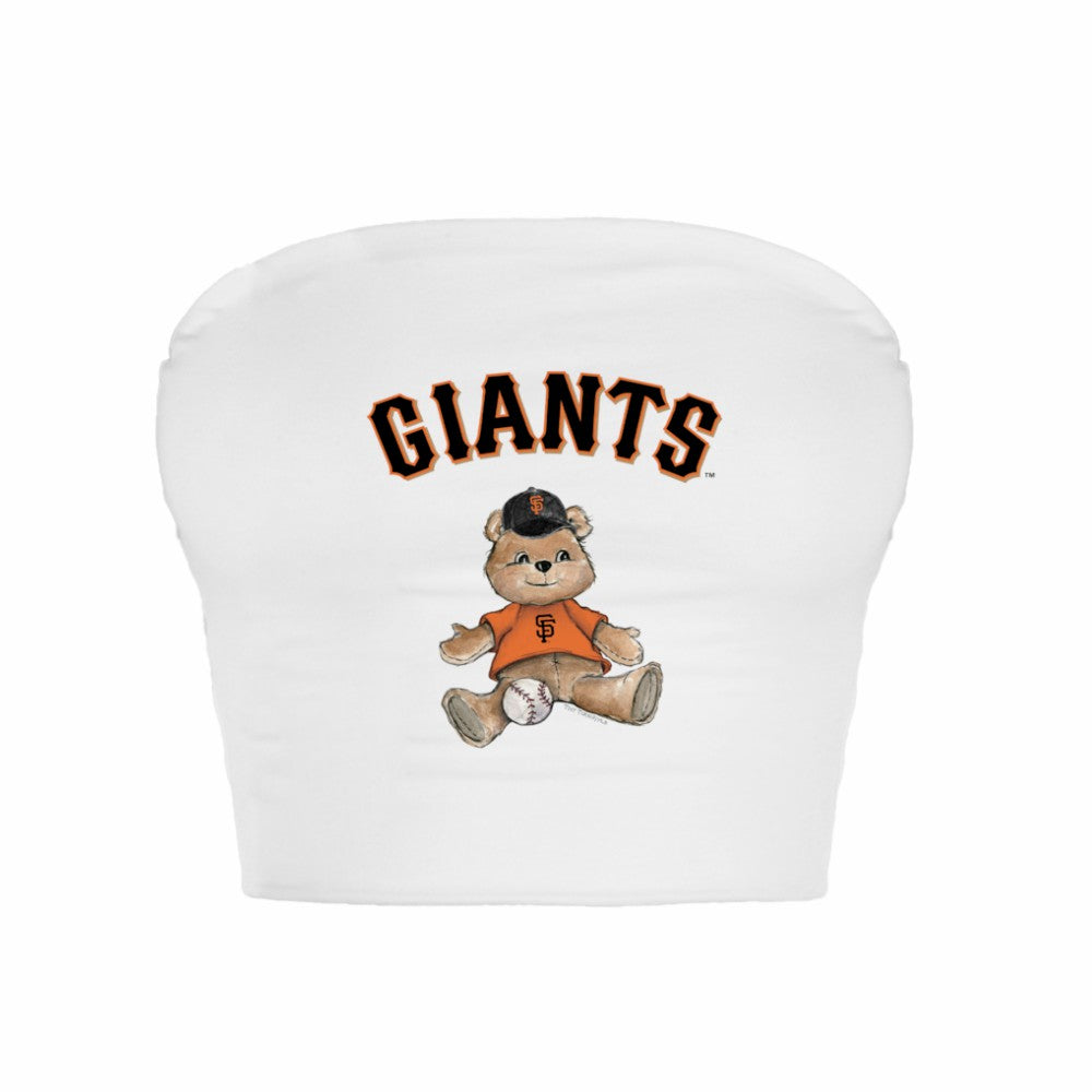 San Francisco Giants Tiny Turnip Women's Teddy Bear Crop Tube Top Near Me