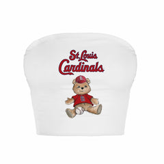 St. Louis Cardinals Tiny Turnip Women's Teddy Bear Crop Tube Top Near Me