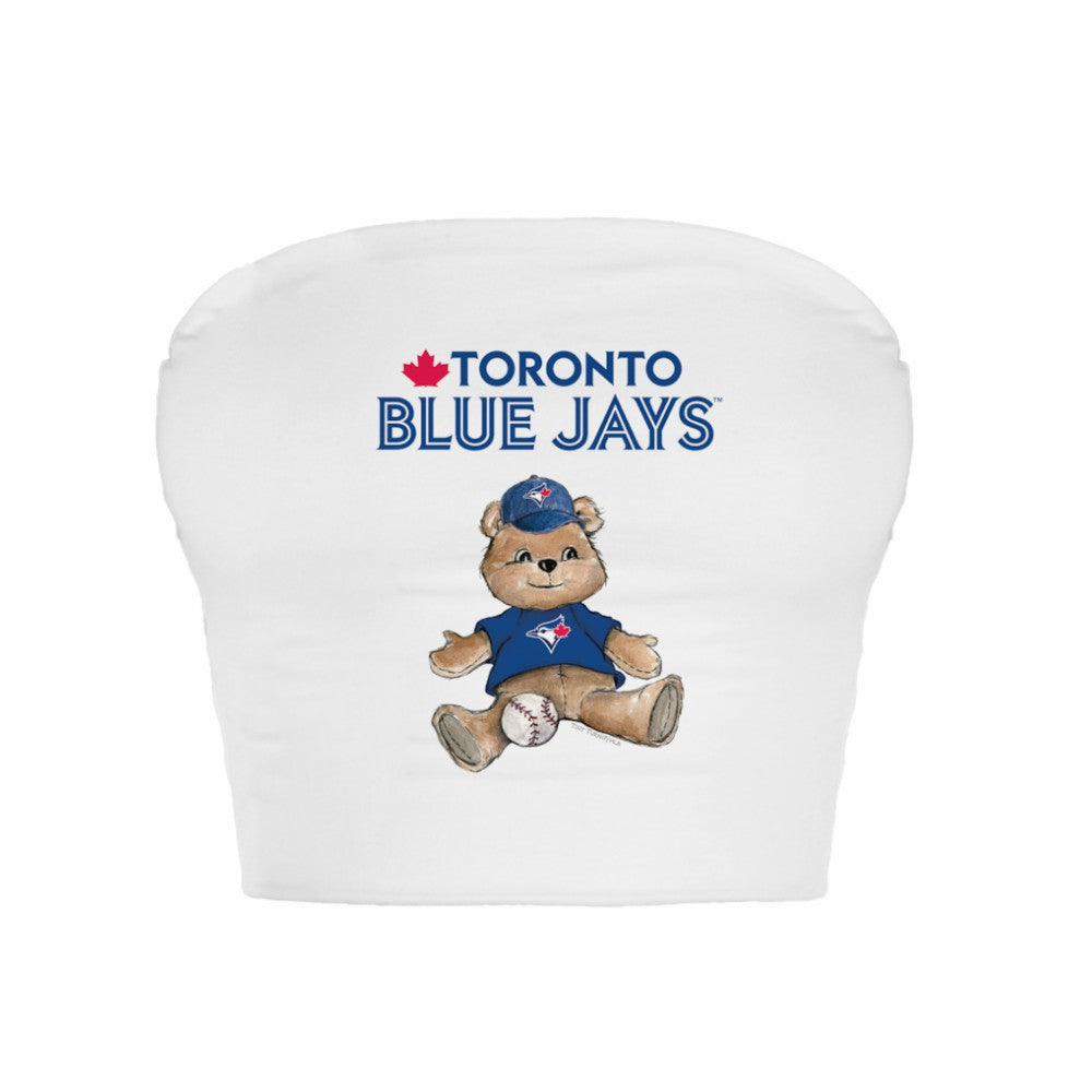 Toronto Blue Jays Tiny Turnip Women's Teddy Bear Crop Tube Top Sale