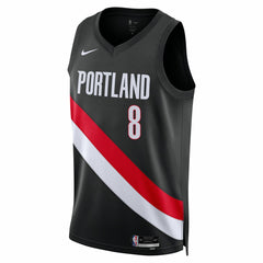 Nike Deni Avdija Portland Trail Blazers Unisex Swingman Jersey Icon Edition Black