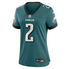 Jahan Dotson Philadelphia Eagles Women's Team Game Jersey - Midnight Green - Nike