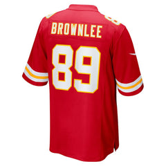 Jason Brownlee Kansas City Chiefs Team Game Jersey - Red - Nike