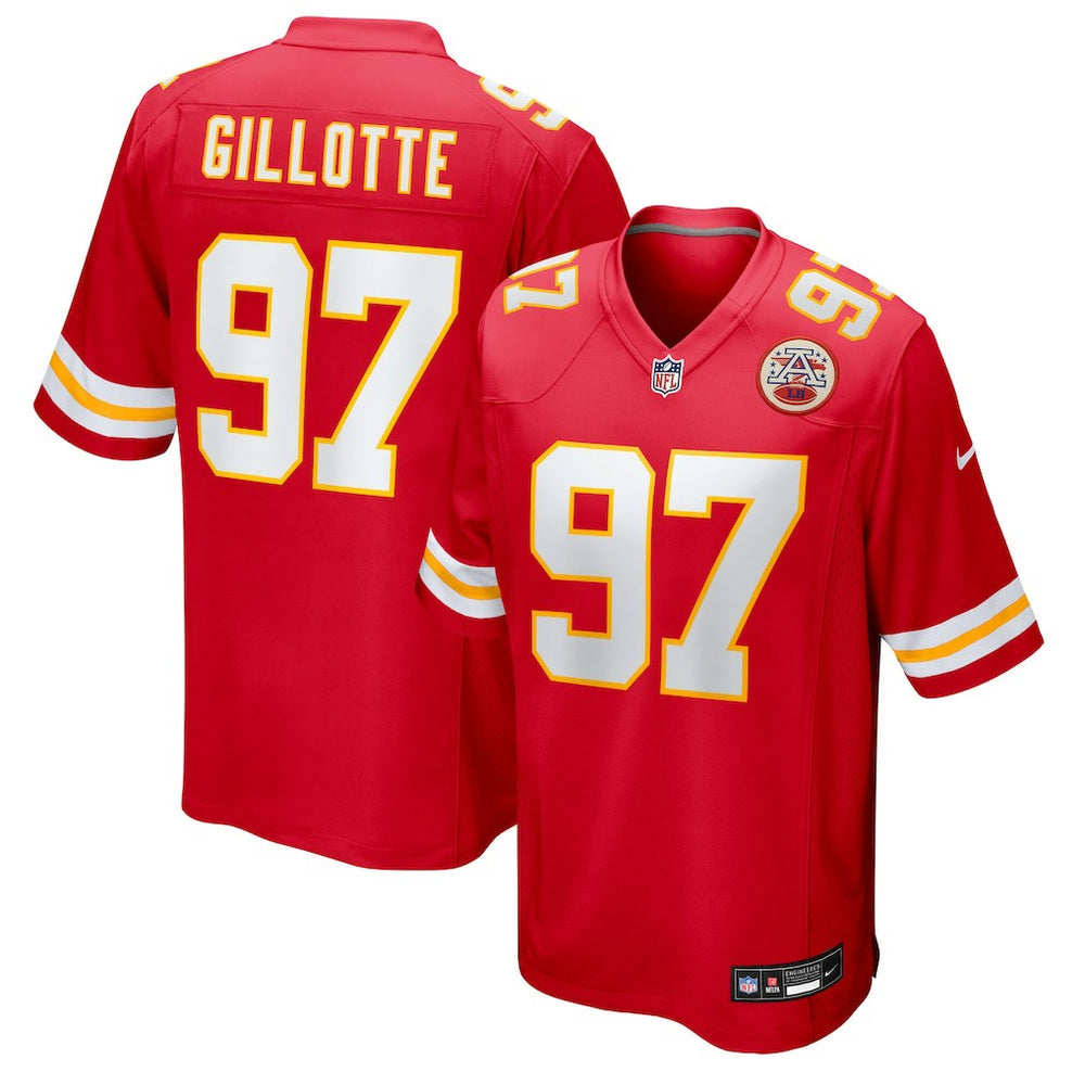 Ashton Gillotte Kansas City Chiefs Team Game Jersey - Red - Nike