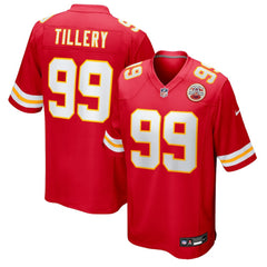 Jerry Tillery Kansas City Chiefs Team Game Jersey - Red - Nike