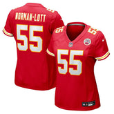 Omarr Norman-Lott Kansas City Chiefs Women's Team Game Jersey - Red - Nike