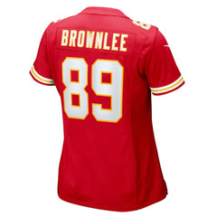 Jason Brownlee Kansas City Chiefs Women's Team Game Jersey - Red - Nike