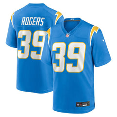 Eric Rogers Los Angeles Chargers Team Game Jersey - Powder Blue - Nike