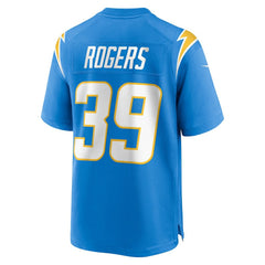 Eric Rogers Los Angeles Chargers Team Game Jersey - Powder Blue - Nike