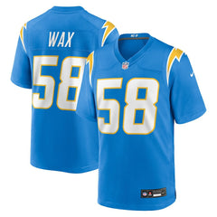 Marlowe Wax Los Angeles Chargers Team Game Jersey - Powder Blue - Nike