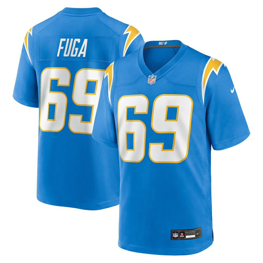 Josh Fuga Los Angeles Chargers Team Game Jersey - Powder Blue - Nike