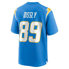Will Dissly Los Angeles Chargers Team Game Jersey - Powder Blue - Nike