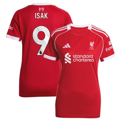Adidas - Alexander Isak Liverpool Women's 2025/26 Home Replica Player Jersey - Red