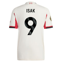 Adidas - Alexander Isak Liverpool 2025/26 Away Player Jersey - White