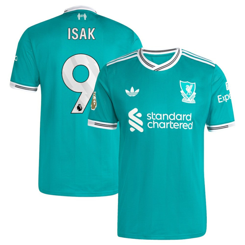 Adidas - Alexander Isak Liverpool 2025/26 Third Player Jersey - Green