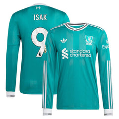 Adidas - Alexander Isak Liverpool 2025/26 Third Long Sleeve Player Jersey - Green