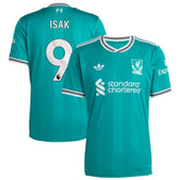 Adidas - Alexander Isak Liverpool 2025/26 Third Replica Player Jersey - Green