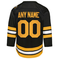 Boston Bruins Youth Home Custom Replica Jersey - Black | NHL near me