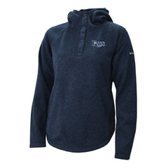 Tampa Bay Rays Columbia Women's Half-Snap Pullover Hoodie Discount